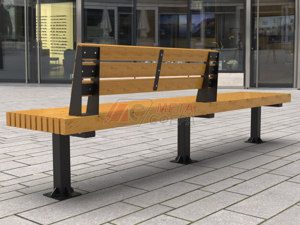 Скамейка Олиф двойная