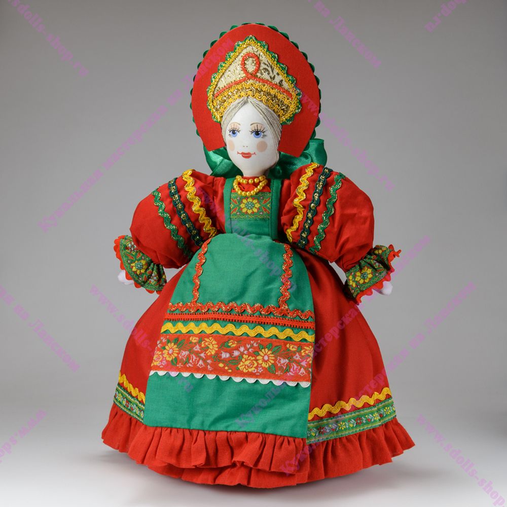 Текстильная Кукла-Грелка на чайник