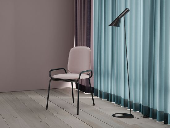 Стул ror, double frame, велюр, черный/розовый