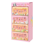 Закладки клейкие Basir бумажные, серия "Капибара", 5 видов по 20 шт различного дизайна