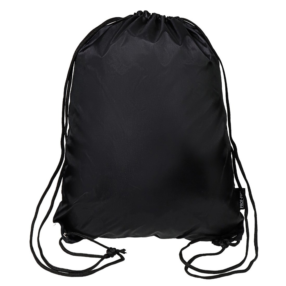 Мешок для сменной обуви 1 отделение Проф-Пресс, 340х450 мм, двойной шнурок, "Чёрный"