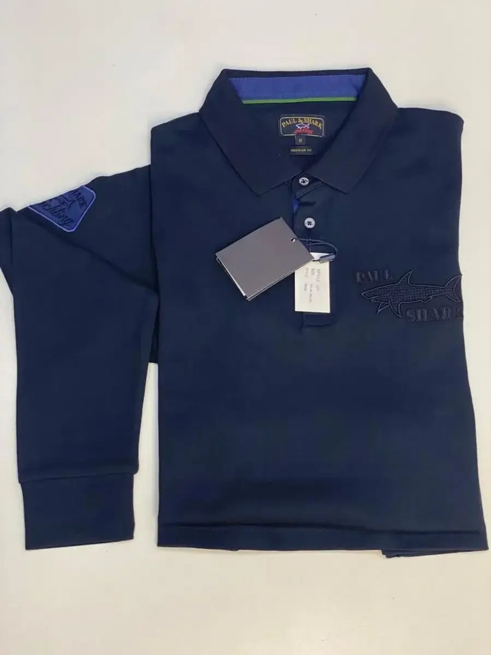 Футболка поло с длинным рукавом