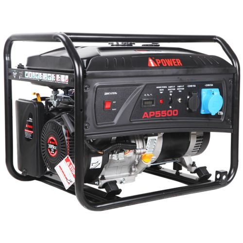Бензиновый генератор A-iPower lite AP5500 5кВт, 230В/50Гц