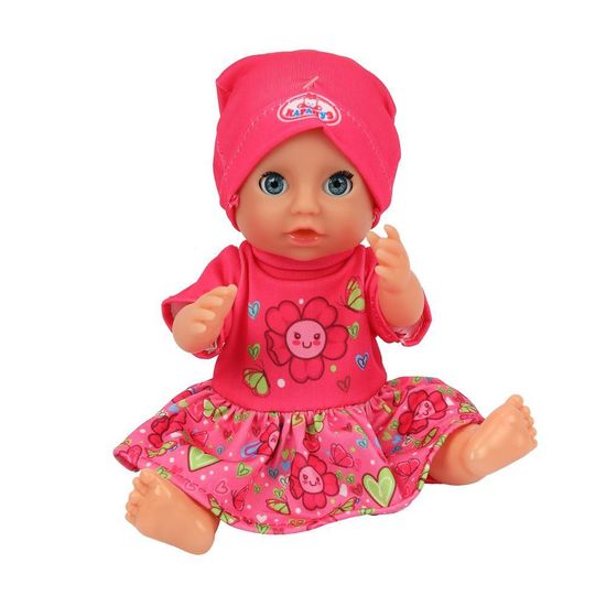 Пупс озвуч Шаинский музыка 20см, пьет, писает, закр. глазки, 3акс КАРАПУЗ