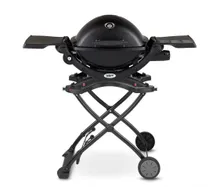 Портативный газовый гриль Weber Q 1200 с тележкой, 1 горелка, чёрный