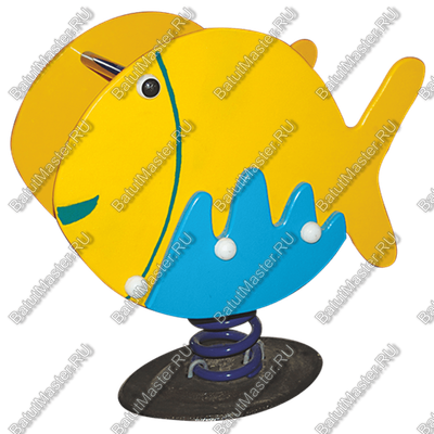 Детская качалка для игровых комнат, площадок "Рыба"