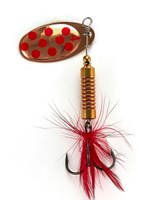 Блесна вращающаяся Lucky John SPIN X ROUND 01 3,5г FT (5шт. в упк.)