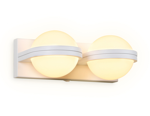 Настенный светодиодный светильник с выключателем FW556/2 SWH белый песок LED 3000K 10W 240*80*138