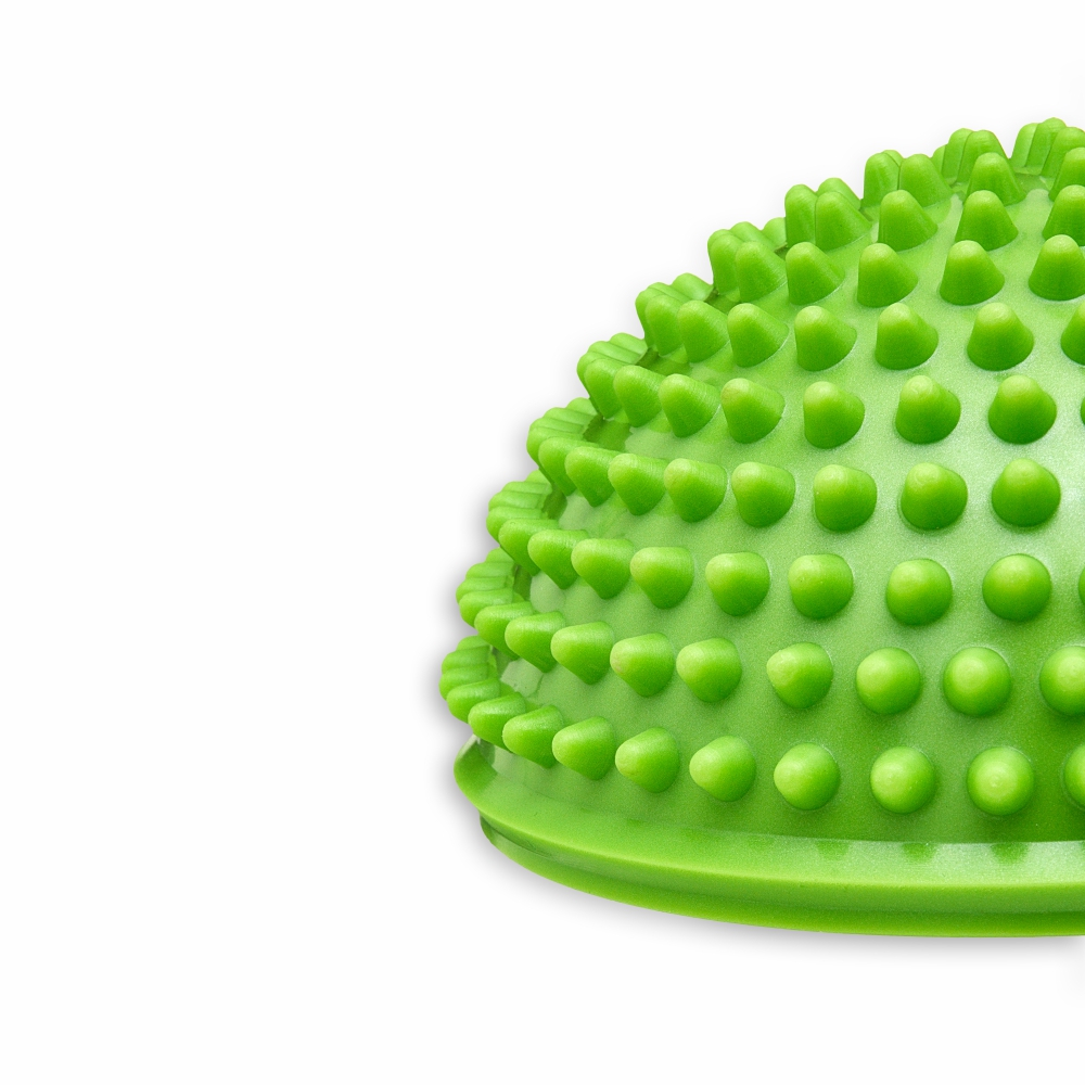 Полусфера массажно-балансировочная (набор 2 шт) зеленый