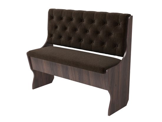 Диван bravo "Оливьер" (Дуб Термо/Рогожка Savana Chocolate (AT)) -G/Л3