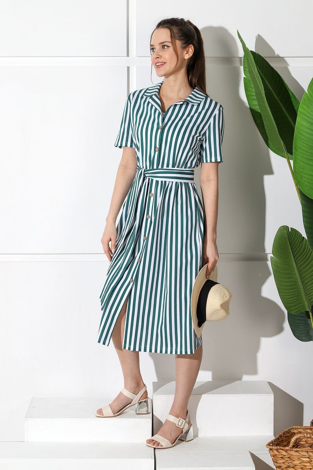 Платье женское Лагуна-3 Виотекс ЗЕЛЁНЫЙ