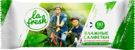 Влажные салфетки La Fresh антибактериальные 80шт