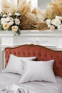 Наволочка 50х70 German Grass Silk Bliss Silvery Grey