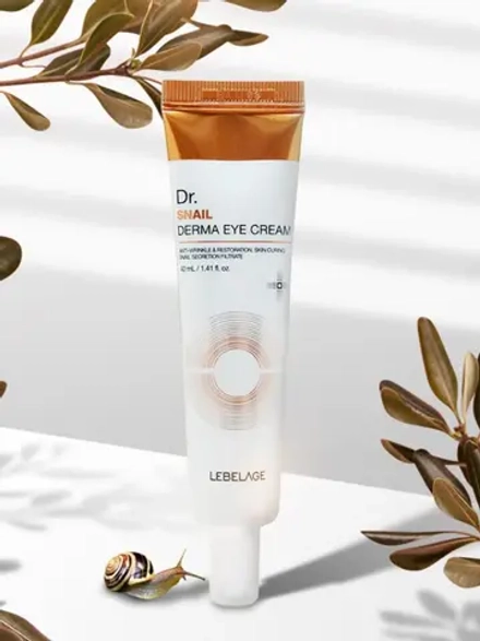 LEBELAGE - КРЕМ ДЛЯ КОЖИ ВОКРУГ ГЛАЗ С МУЦИНОМ УЛИТКИ DR.SNAIL DERMA EYE CREAM, 40 ML