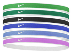 Резинка на голову Nike Tipped Swoosh Sport Headbands 6PK 2.0 - разноцветный