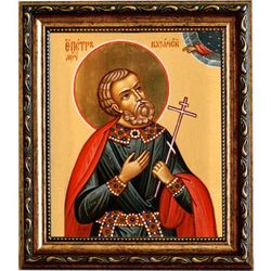 Петр Казанский мученик. Икона на холсте