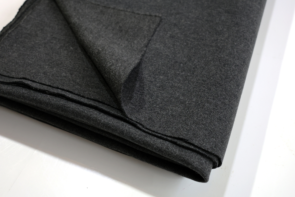 АНТРАЦИТ МЕЛАНЖ - Костюмный трикотаж МЕЛЬБУРН (1383 Елена)