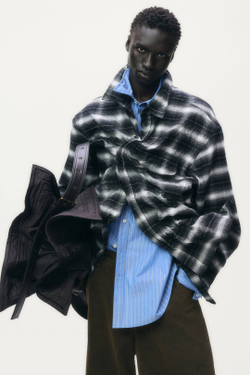 H&M - Glenn Martens Большая сумка-тоут, темно-коричневый