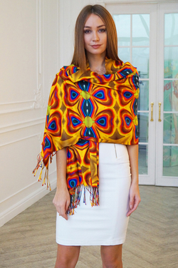 LIGVIANNI Палантин Kerchief Tulip