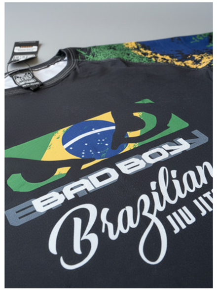Тренировочная футболка Bad Boy World BJJ черная