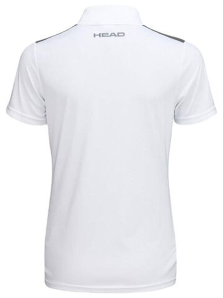Женское поло Head Club 22 Tech Polo Shirt - white/navy