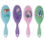 Расчёска массажная «Secret of beauty- Русалочка», микс 3 цвета, овал, 22*7 см