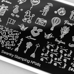 Пластина Swanky Stamping 081