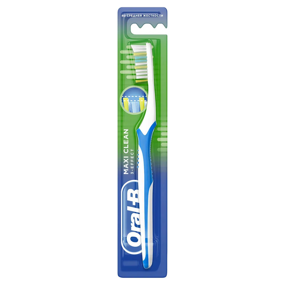 ORAL_B Зубная щетка 3_Effect Maxi Clean/ Vision 40 средняя 1шт