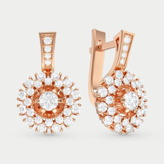 Серьги золотые