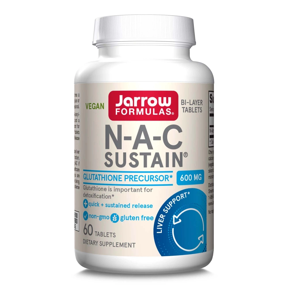 N-A-C Sustain 600 мг 60 таблеток Jarrow Formulas