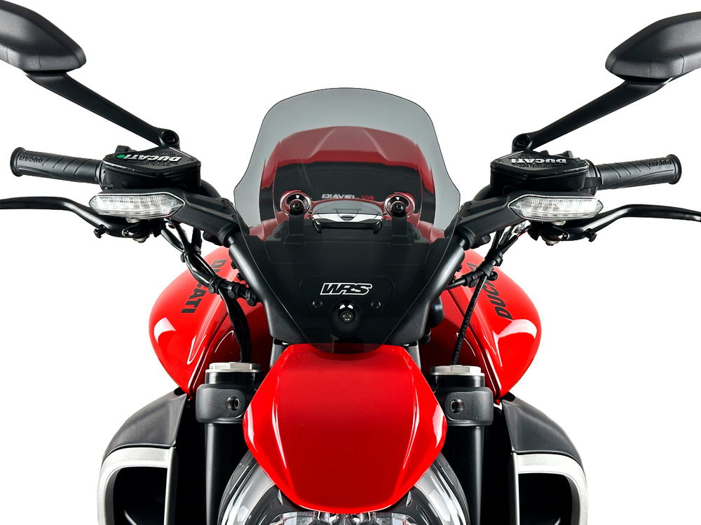 WRS Ветрове стекло Sport Ducati Diavel V4 сильно затемненное DU030FS