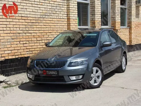 Вставки переднего бампера в стиле RS для Skoda Octavia III