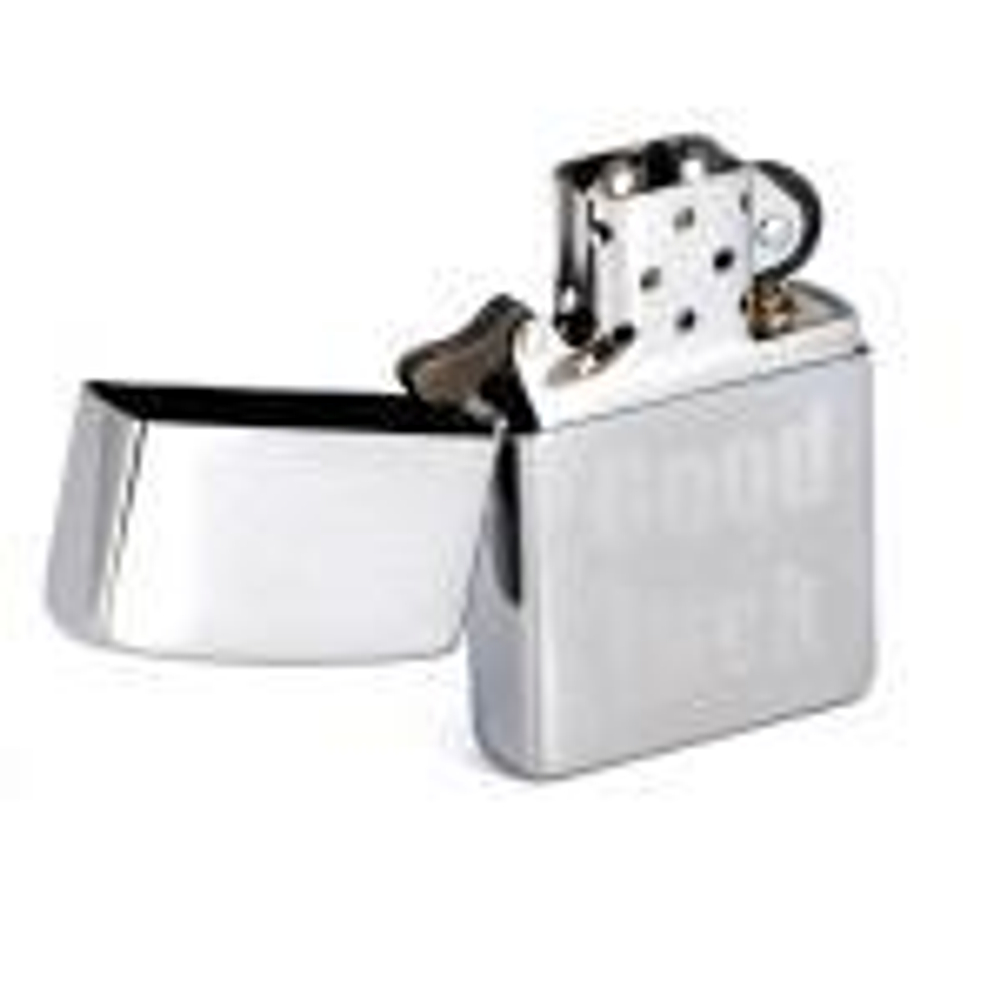 Зажигалка ZIPPO Classic Brushed Chrome™ с надписью "Good Luck" ZP-200 Good Luck