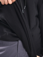 Худи с патчем черный Город Горький мужское