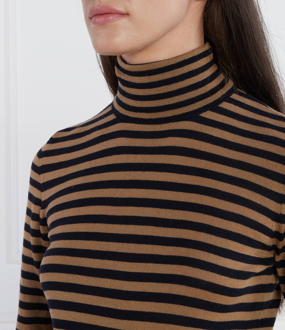 Хлопковый гольф Max Mara Leisure - коричневый(336604366)