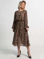 Платье Идиллия (бежево-черное) П15378-16М LT Collection