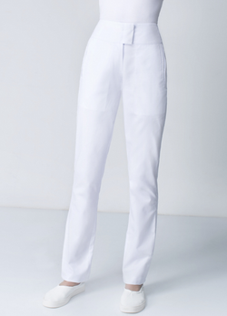 Медицинские брюки прямые полная длина