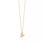 Подвеска из жёлтого золота с бриллиантом, Tiffany 🌿 Olive Leaf. Единственная в наличии