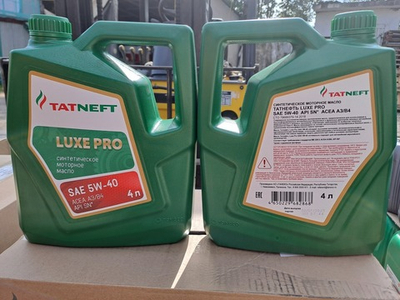 Татнефть - LUXE PRO 5W40 SN, А3/В4 (4л)