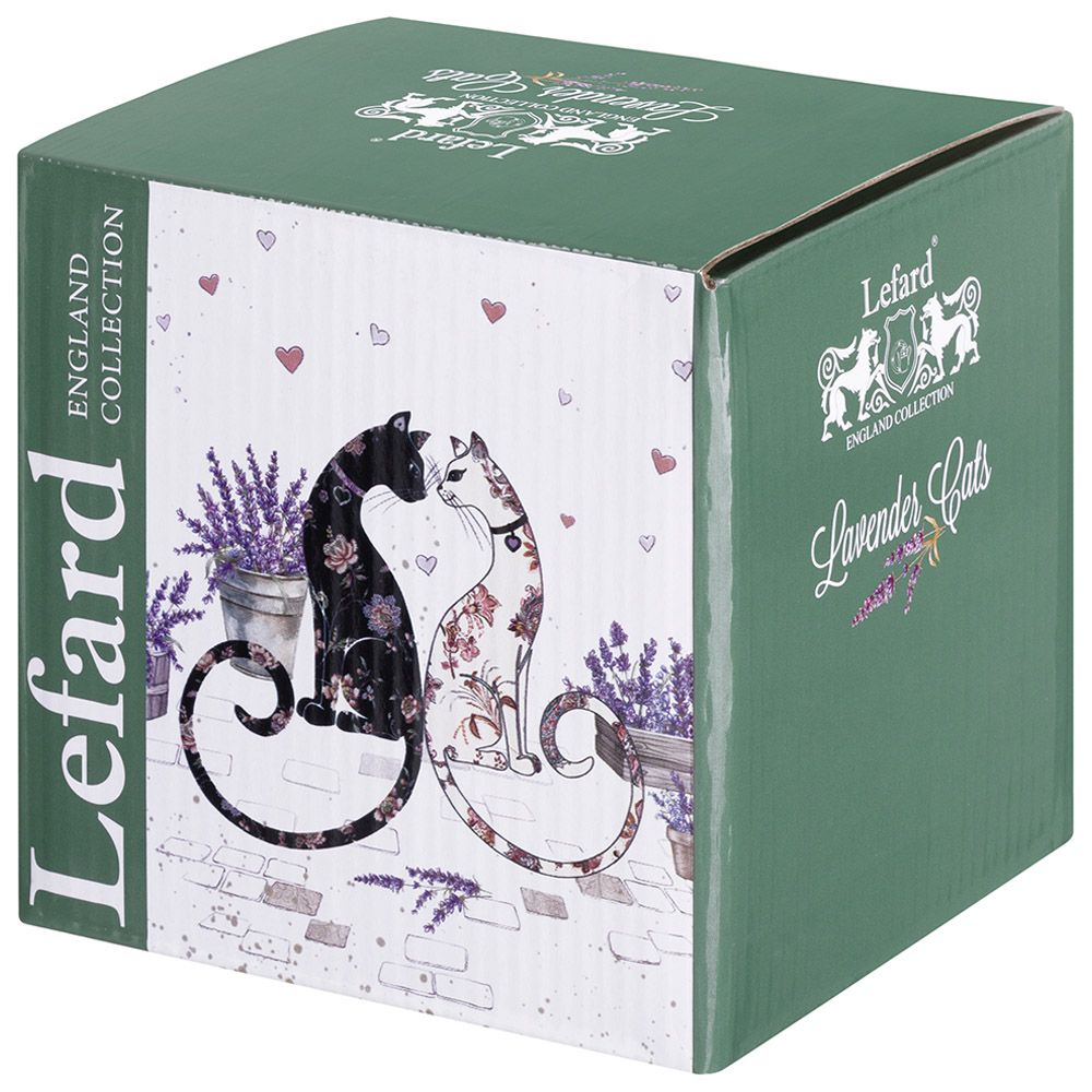КРУЖКА LEFARD "ЛАВАНДОВЫЕ КОТЫ" 430 МЛ (КОР=24ШТ.)