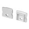 Заглушка LINE-1715 SILVER с отверстием Arlight 054382