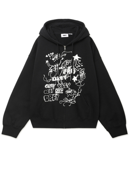 Женская Толстовка Jumble Baggy Relaxed Zip