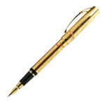 Перьевая ручка Aurora Leonardo da Vinci Limited Editions Gold Plated, перо — F, в подарочной коробке