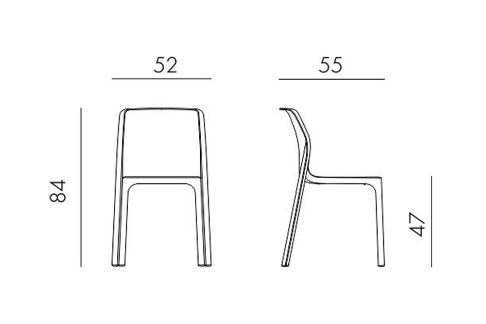 Стул Bit, антрацит