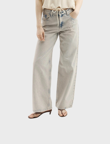 Джинсы KARL LAGERFELD JEANS Mr Relaxed W/Slit Denim