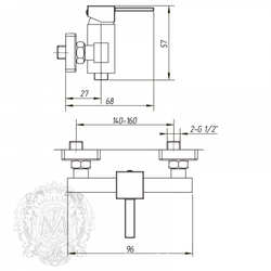 Смеситель для душа Migliore Kvant ML.KVT-2738 схема