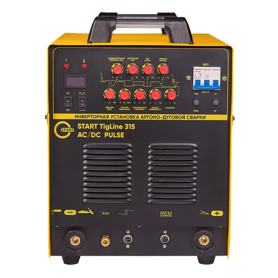 OSA START TigLine 315 AC/DC PULSE НАКС Установка аргонодуговой сварки 3ST315APN — промышленный аргонодуговой сварочный аппарат tig для цеха, 315 А