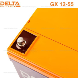 Аккумуляторная батарея Delta GX 12-55 (12V / 55Ah)