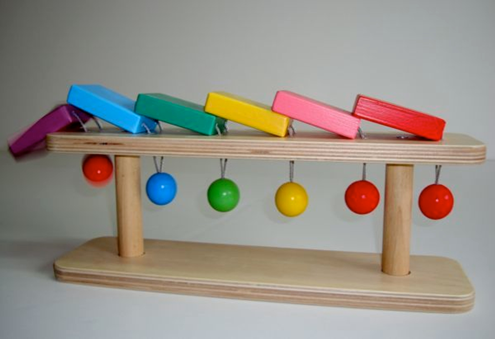 Тактильно-развивающая панель Разноцветное домино