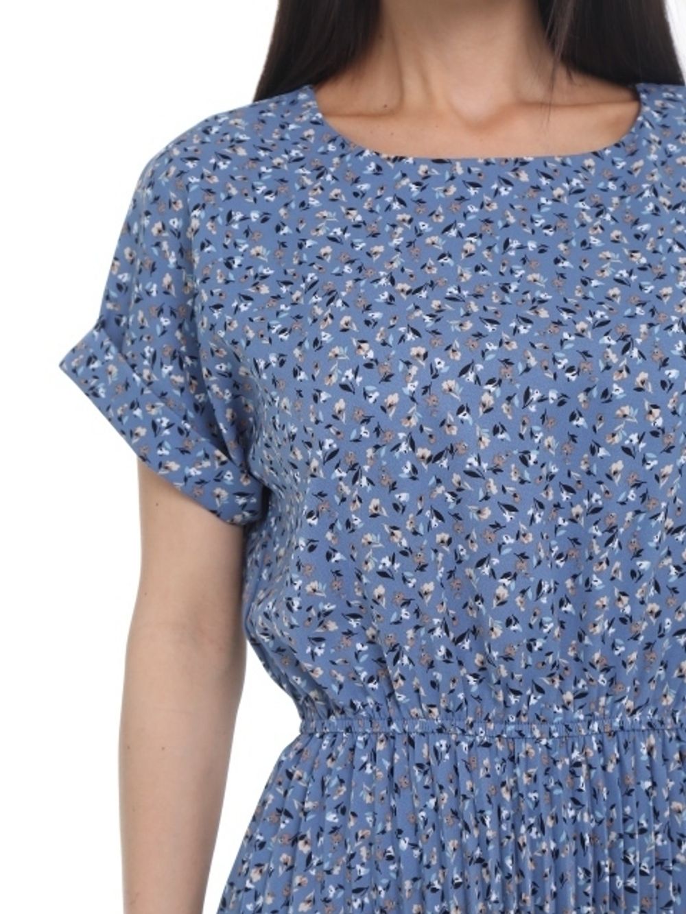 Платье Сабрина (гофре,блу) Diolche